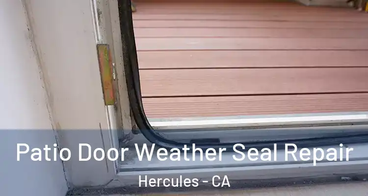  Patio Door Weather Seal Repair Hercules - CA