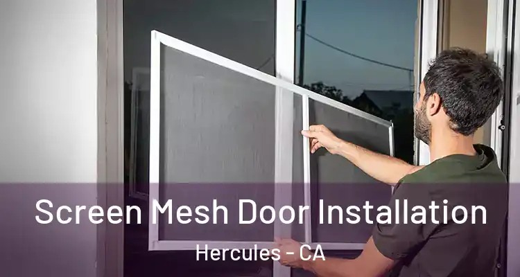  Screen Mesh Door Installation Hercules - CA