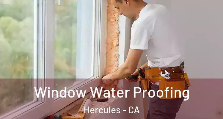  Window Water Proofing Hercules - CA
